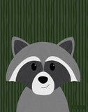 Raccoon - Art Printables - Painted Style