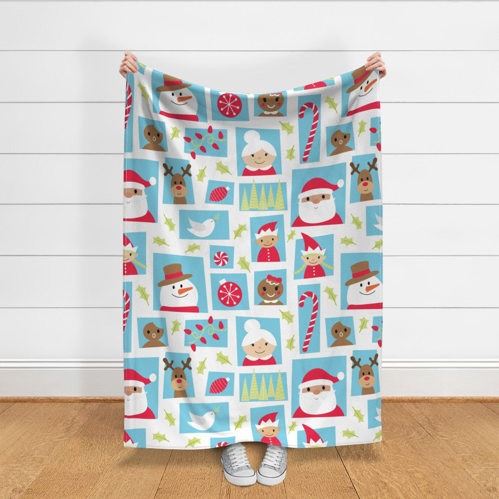 Holly Jolly Christmas - cheater quilt fabric