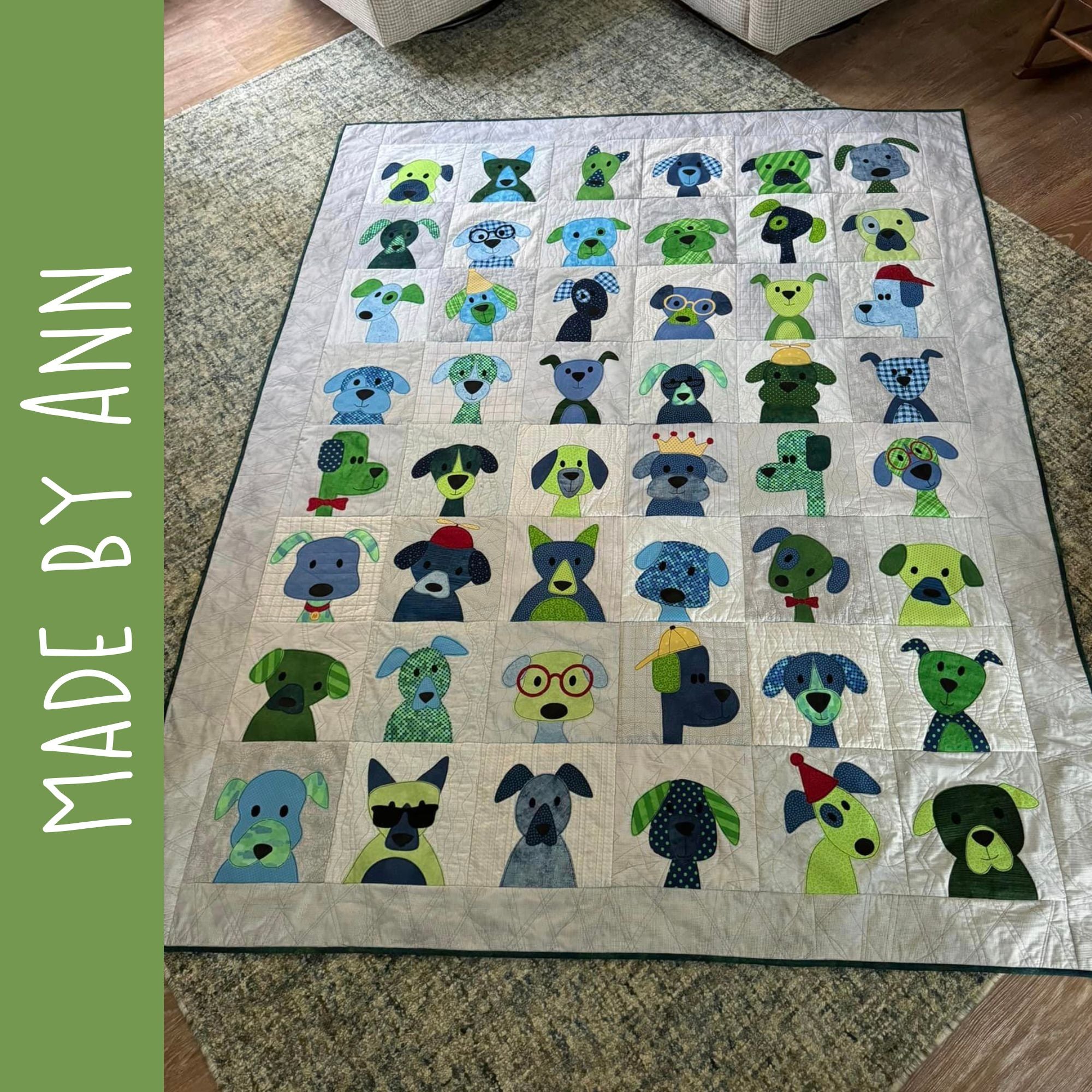 Lovable Mutts Quilt Pattern