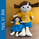 Poppy - a Dress Up Bunch Rag Doll Pattern