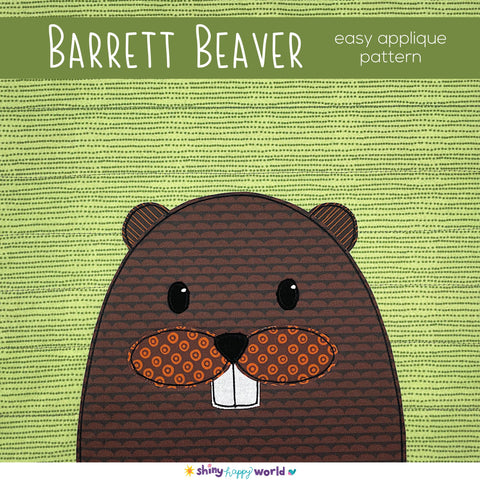 Barrett Beaver Applique Pattern