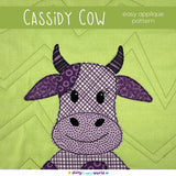 Cassidy Cow Applique Pattern