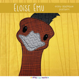 Eloise the Emu Applique Pattern