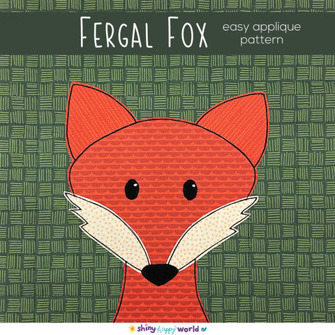 Fergal Fox Applique Pattern