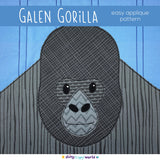 Galen Gorilla Applique Pattern