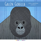 Galen Gorilla Applique Pattern