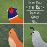 Quinby Quail Applique Pattern