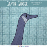 Gavin Goose Applique Pattern
