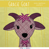 Gracie Goat Applique Pattern