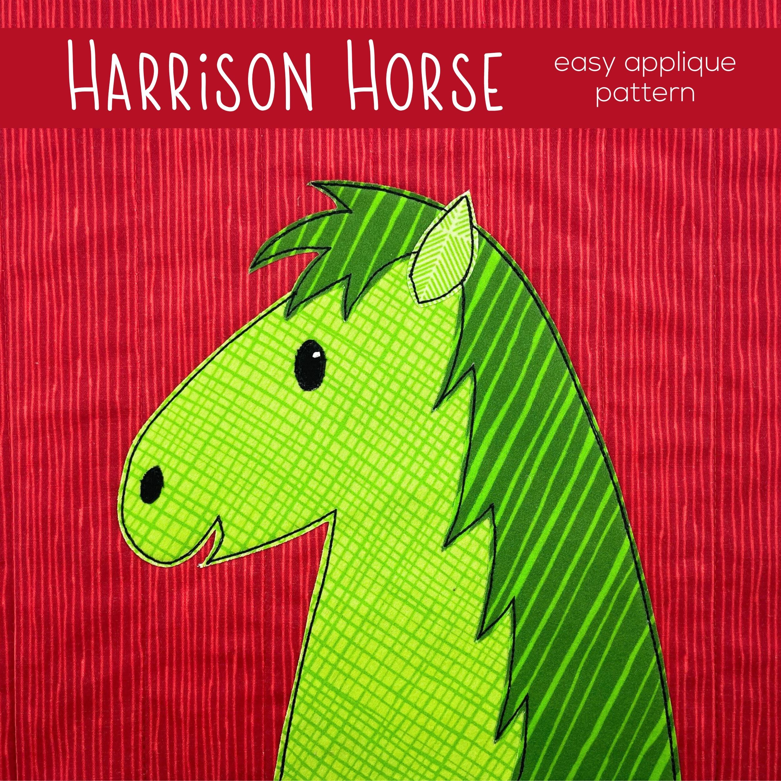 Ursula Unicorn Applique Pattern