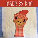 Orly Ostrich Applique Pattern