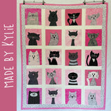 Grid with Sashing and Borders Quilt Layout Guide