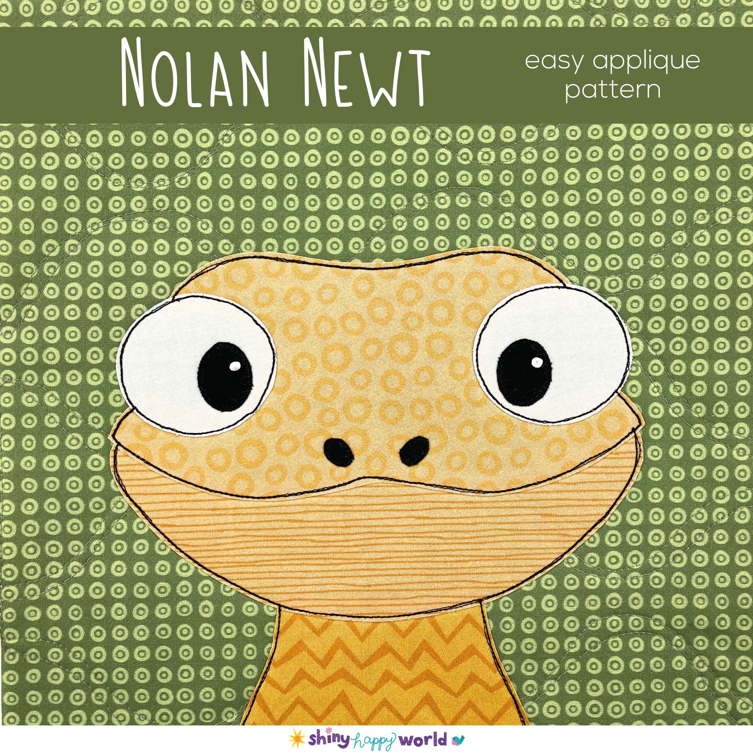 Landyn Lizard Applique Pattern