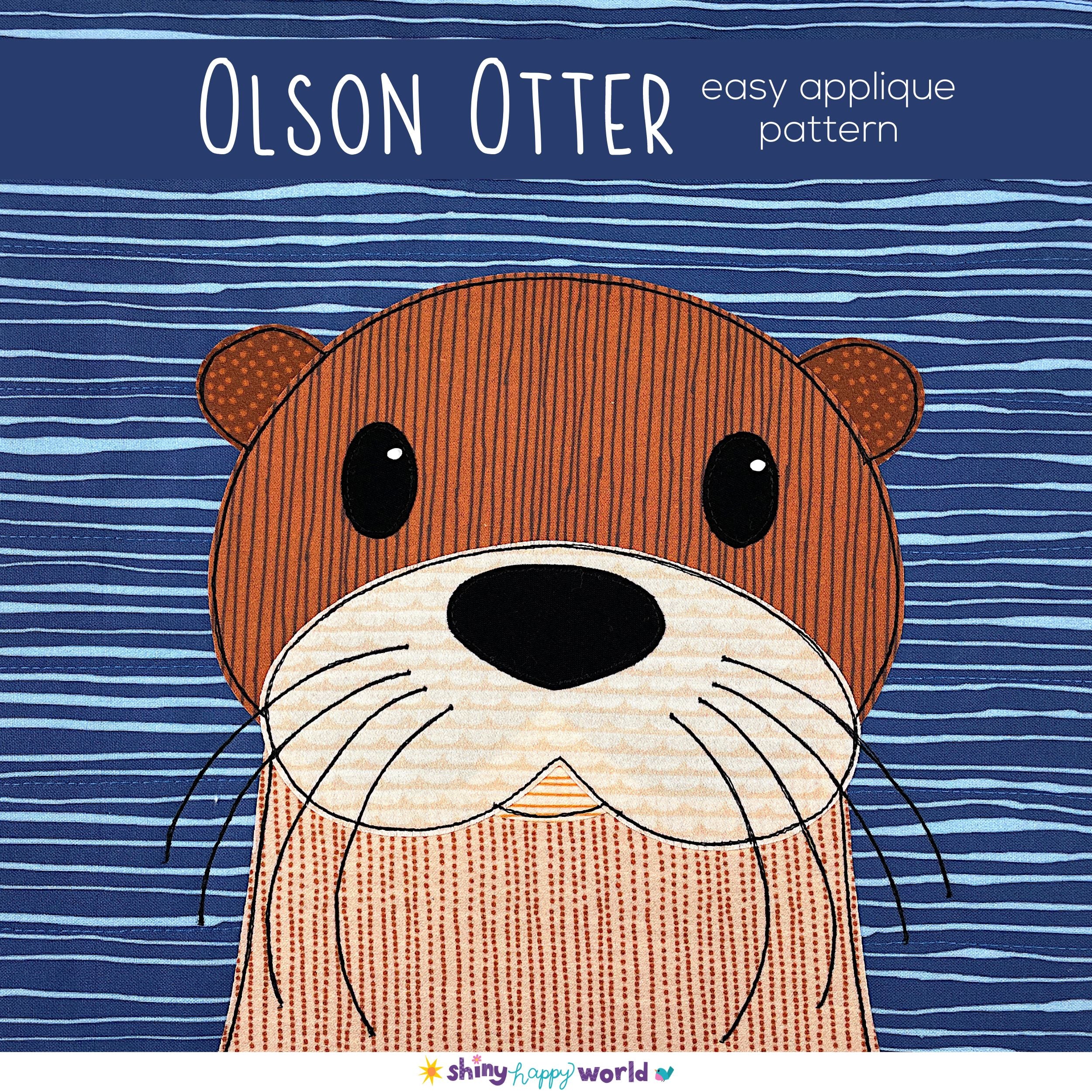 Olson Otter Applique Pattern