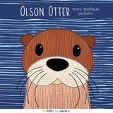 Olson Otter Applique Pattern