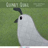 Quinby Quail Applique Pattern