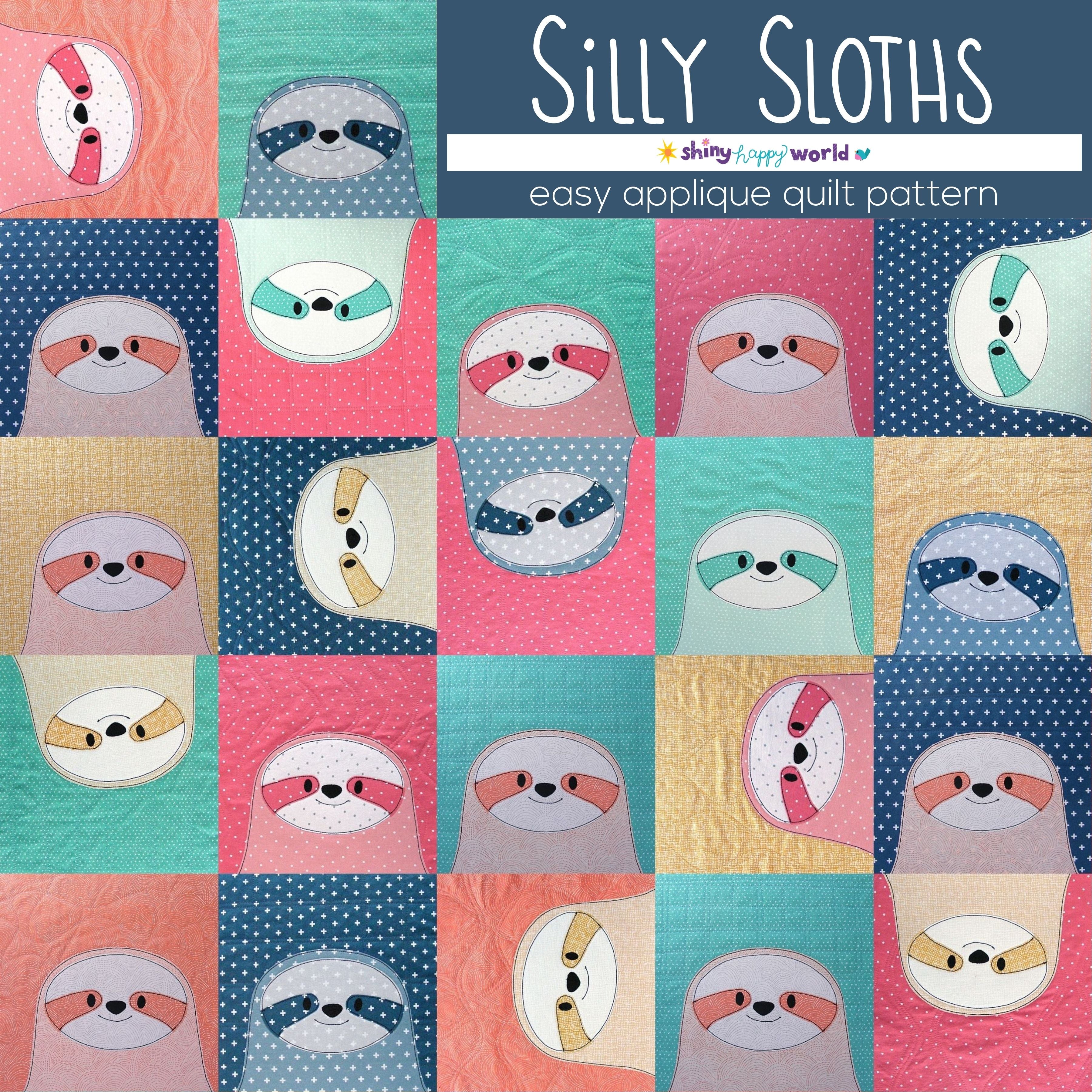 Silly Sloths Quilt Bundle