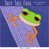 Troy the Tree Frog Applique Pattern