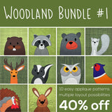 Riley Raccoon Applique Pattern