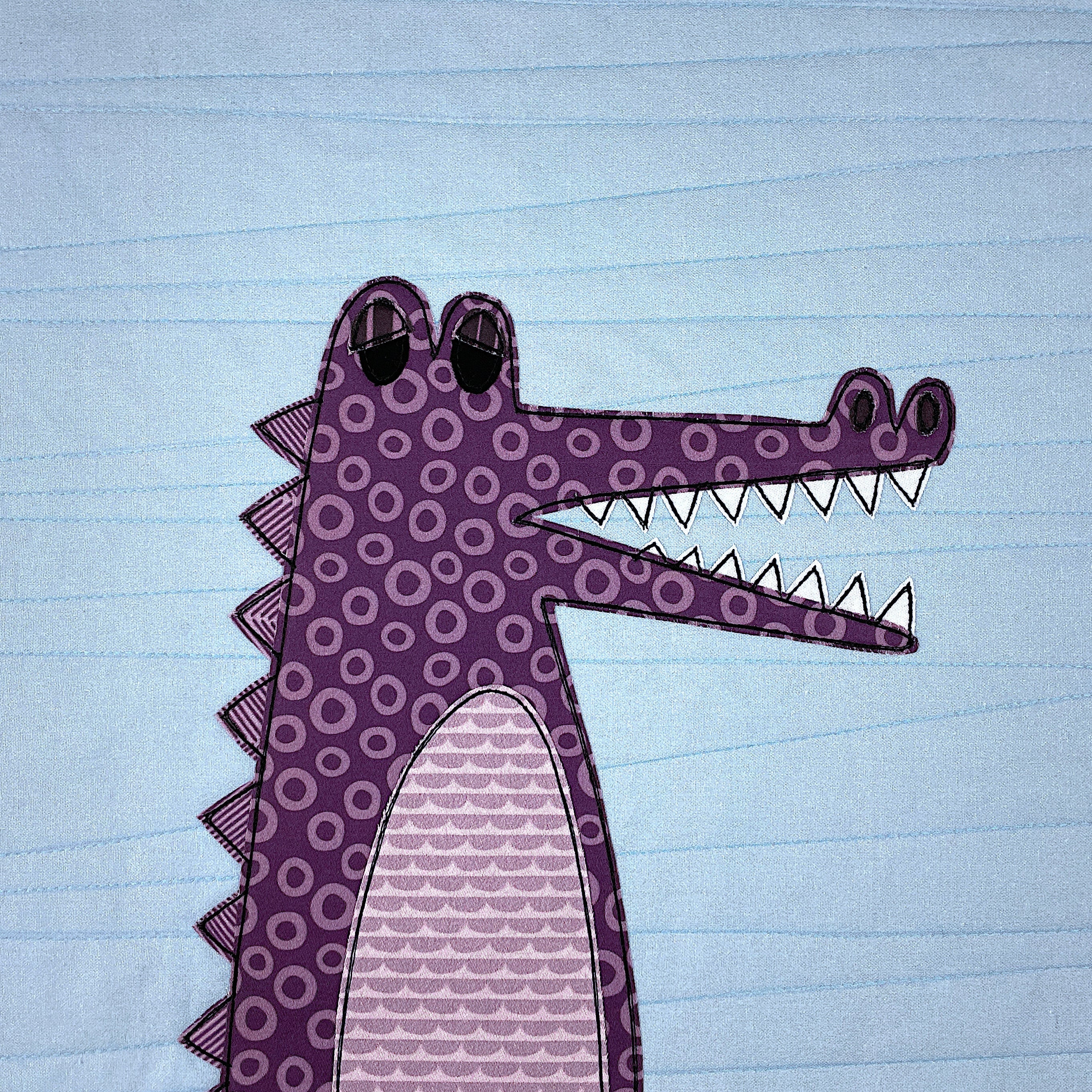 Casey Crocodile Applique Pattern