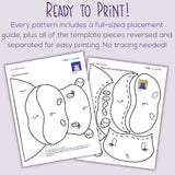 Lentil Lemming Applique Quilt Pattern