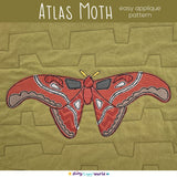 Atlas Moth Applique Quilt Pattern