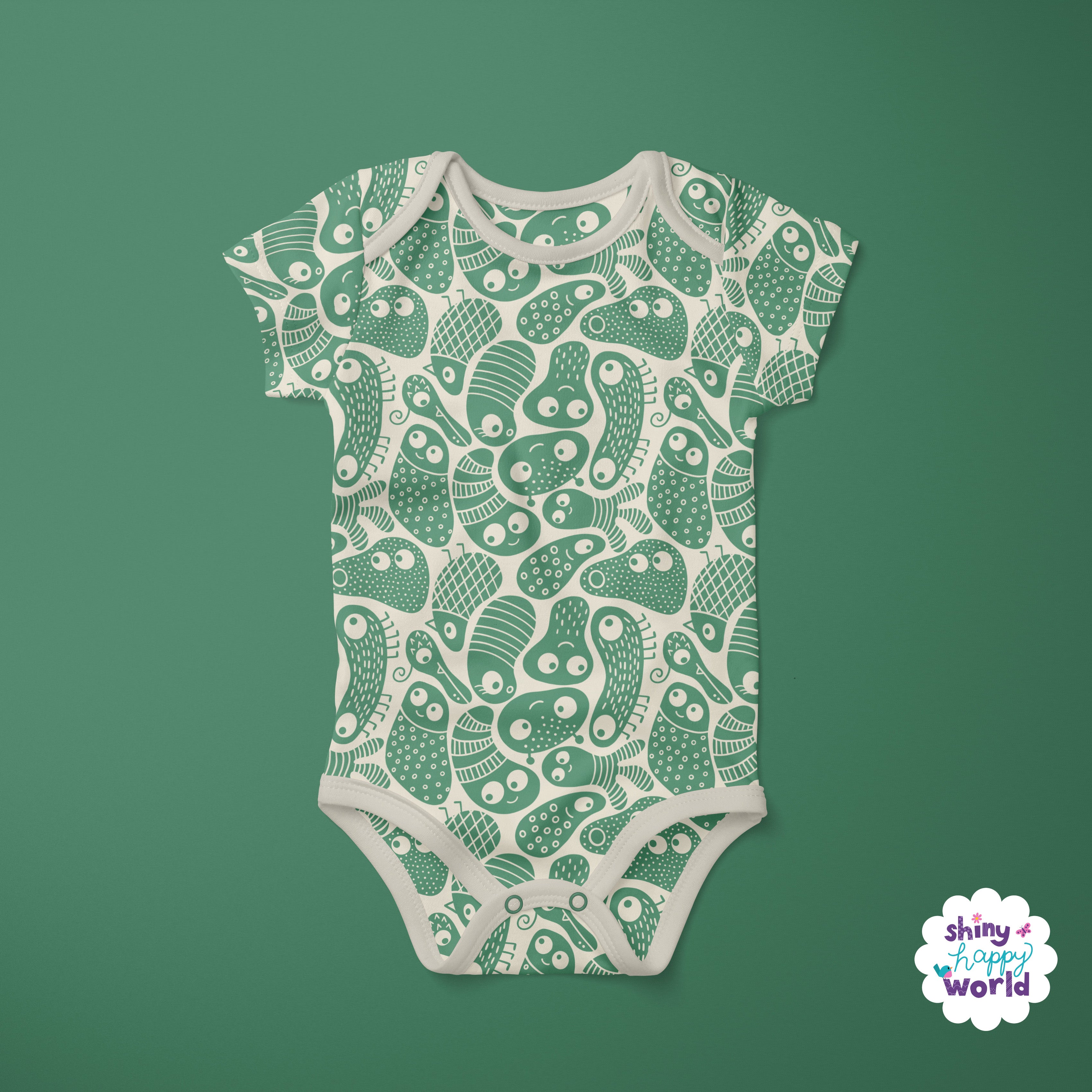 Silly Blob Monsters - Fabric Collection