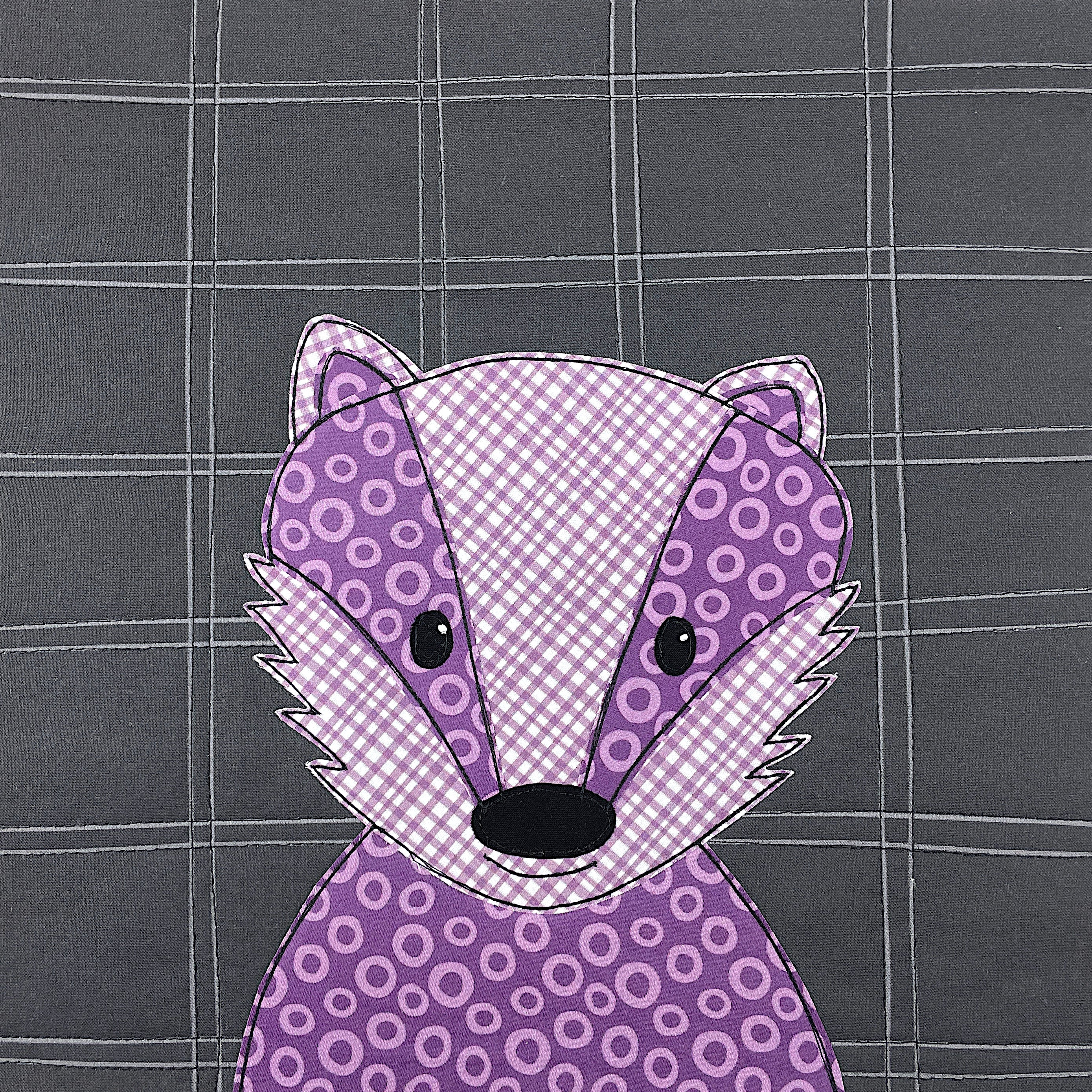 Benjamin Badger Applique Pattern