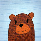 Bryce Bear Applique Pattern