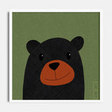 Woodland Printable Art Bundle #2 - Bear, Raccoon, Owl, Skunk