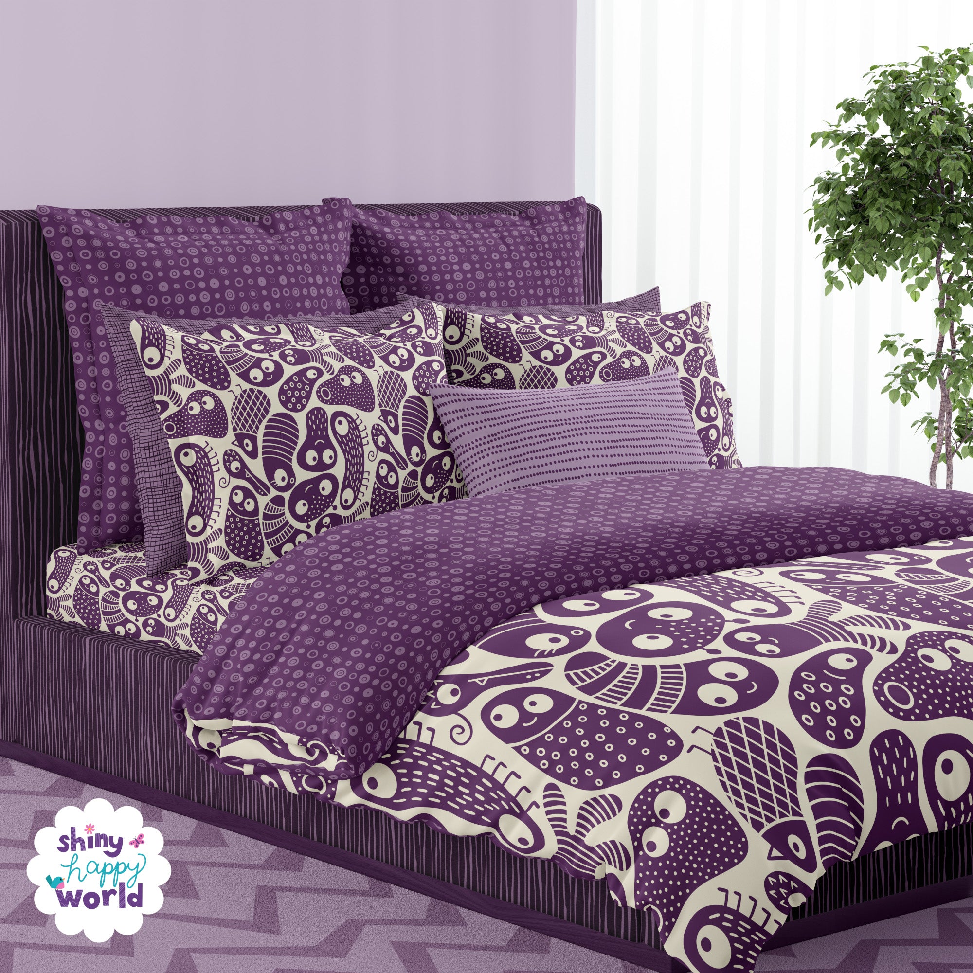 Silly Blob Monsters - Fabric Collection