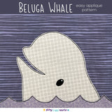 Beluga Whale Applique Quilt Pattern