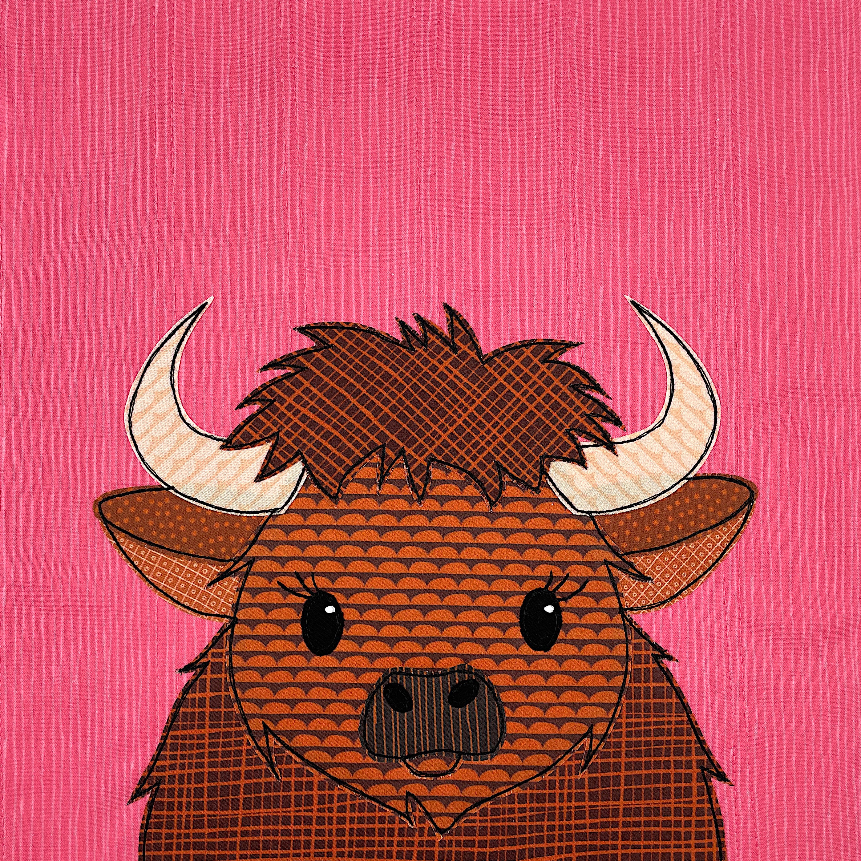 Billy Bison Applique Pattern