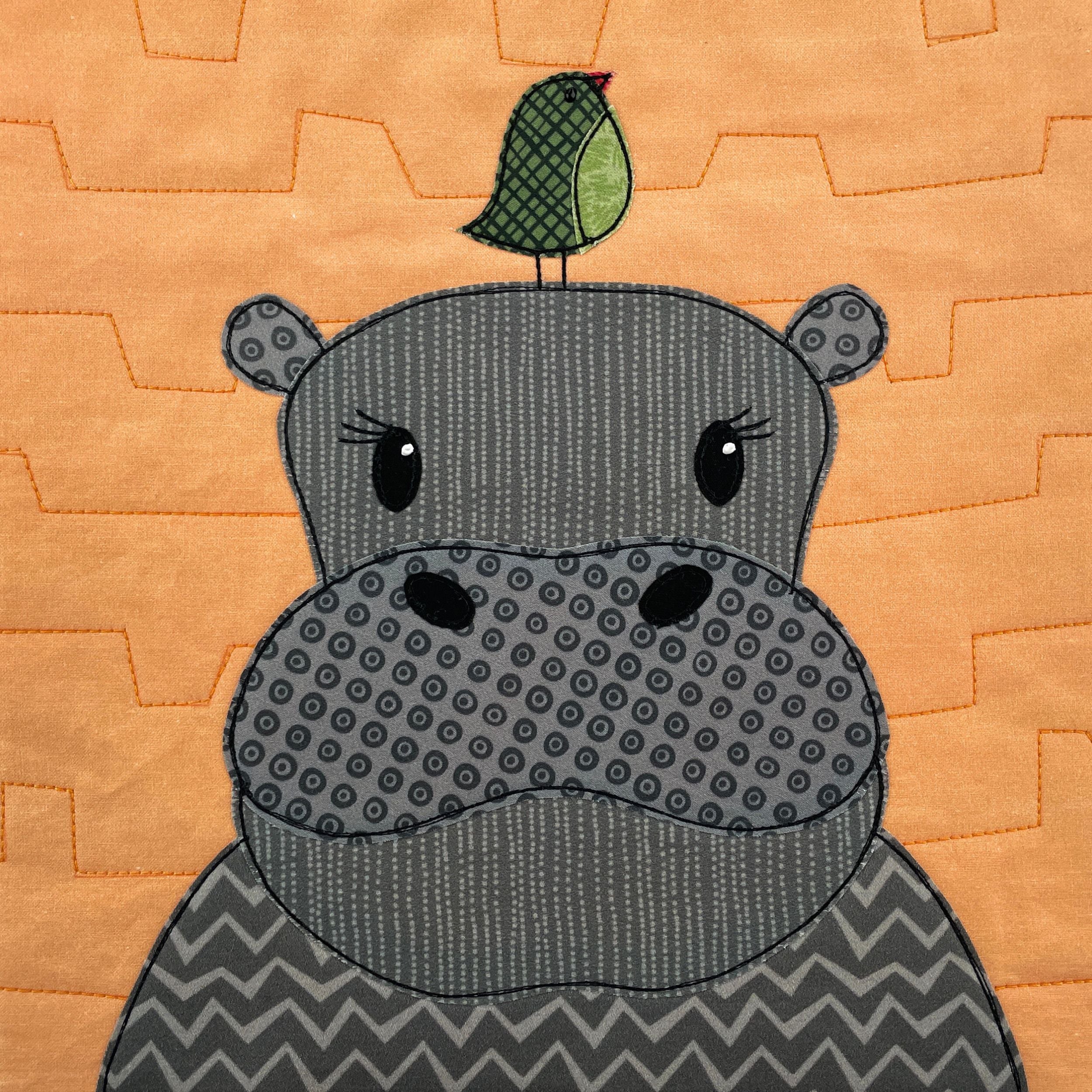 Beryl Bird Applique Quilt Pattern