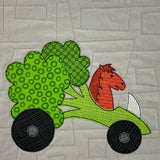 Broccoli Buggy Applique Pattern