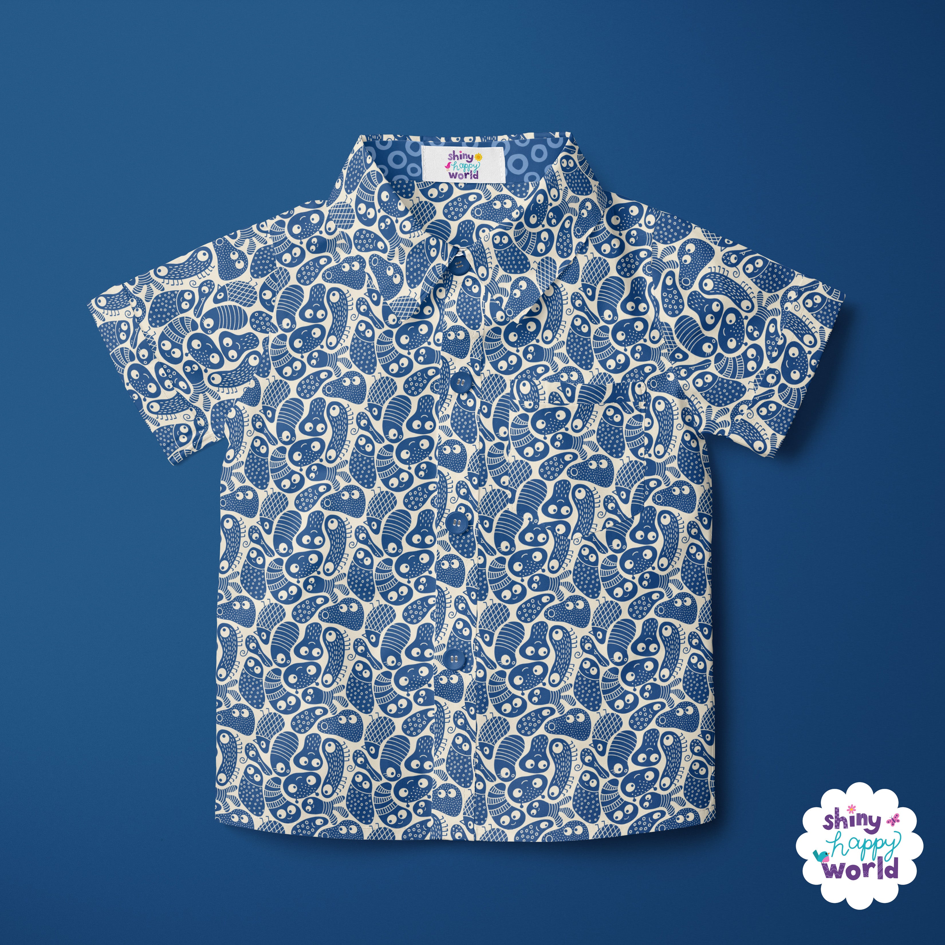 Silly Blob Monsters - Fabric Collection