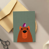 Capybara - printable art - collage style