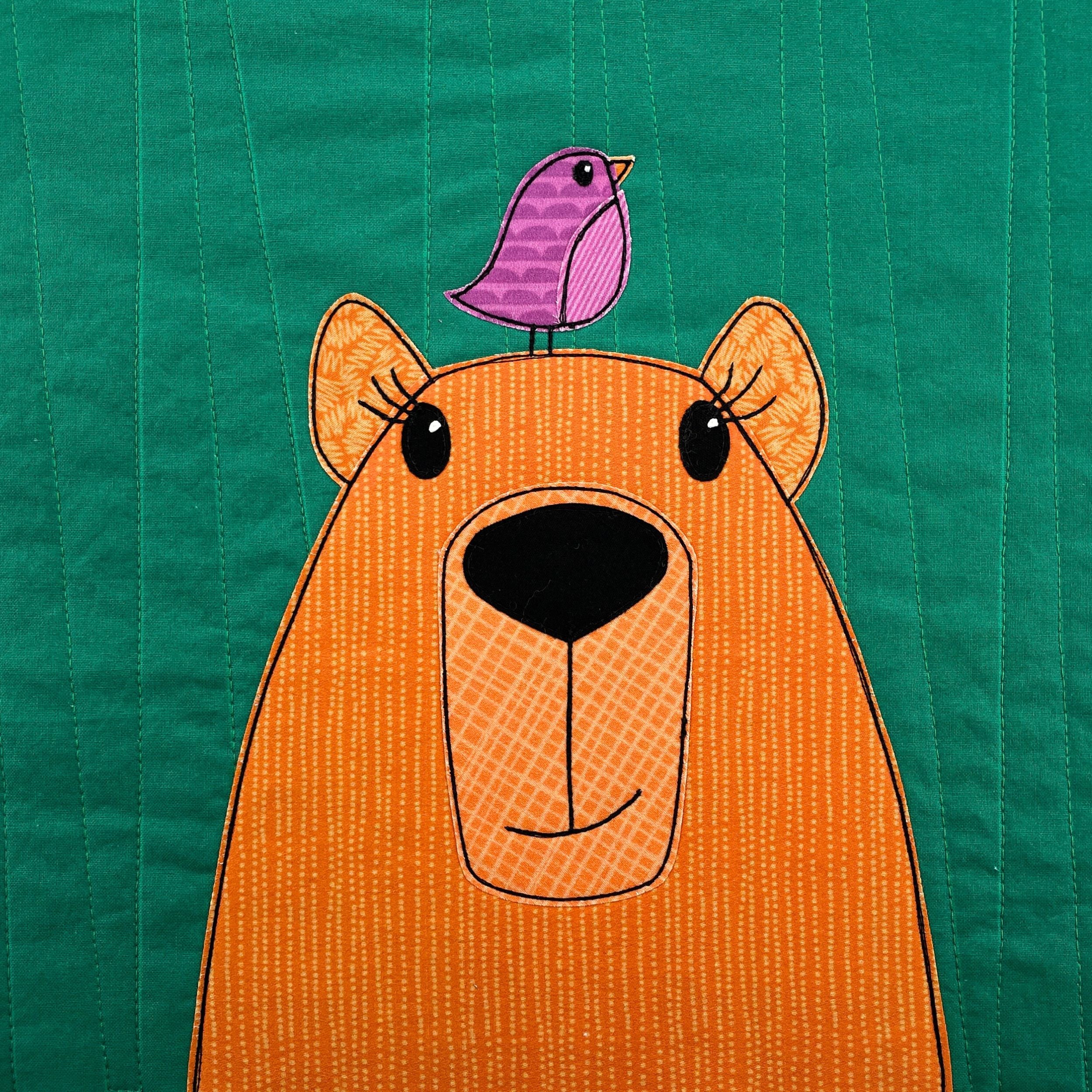 Beryl Bird Applique Quilt Pattern
