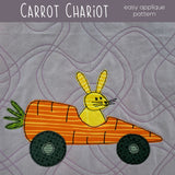 Vegetable Cars Applique Quilt Pattern Bundle