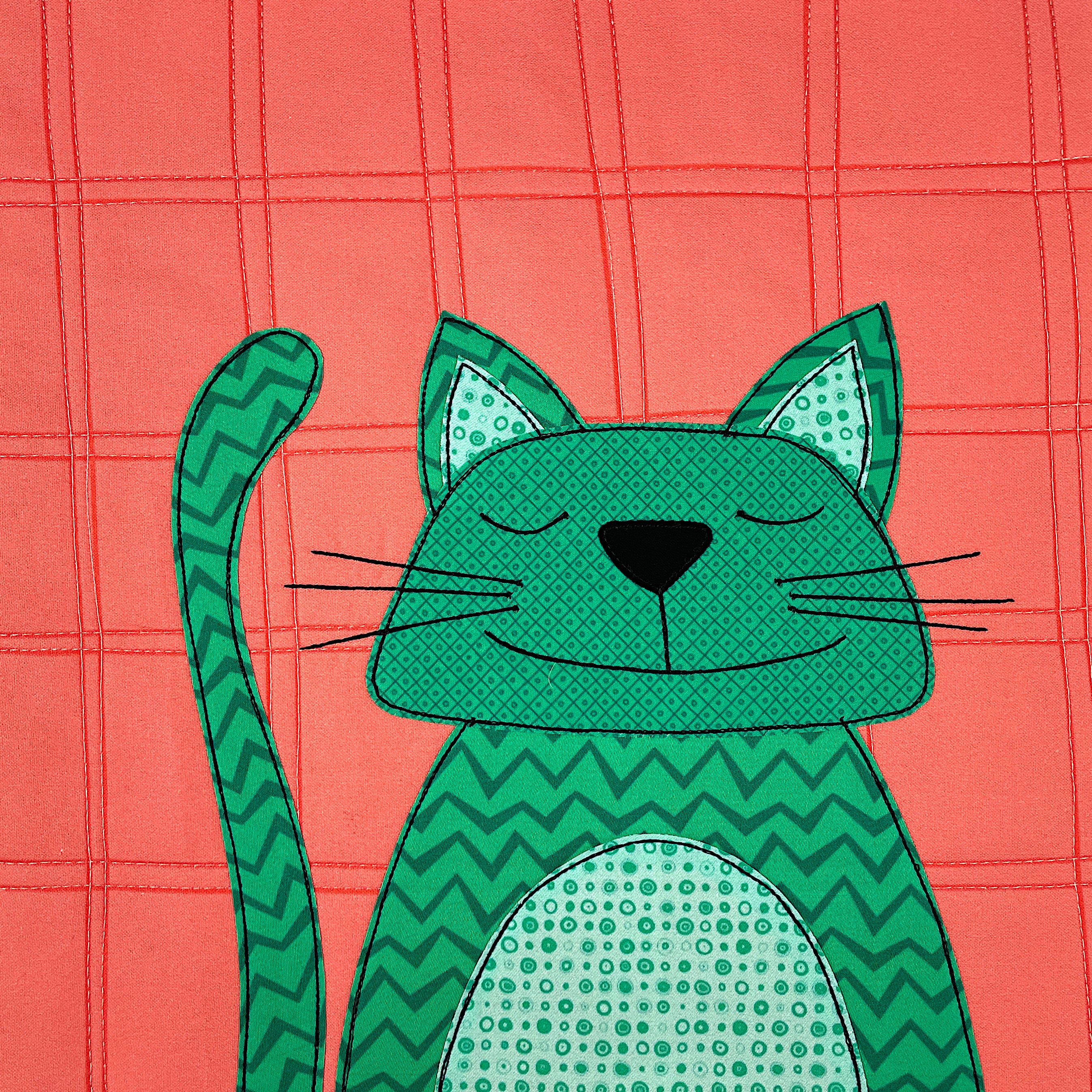 Colby Cat Applique Pattern