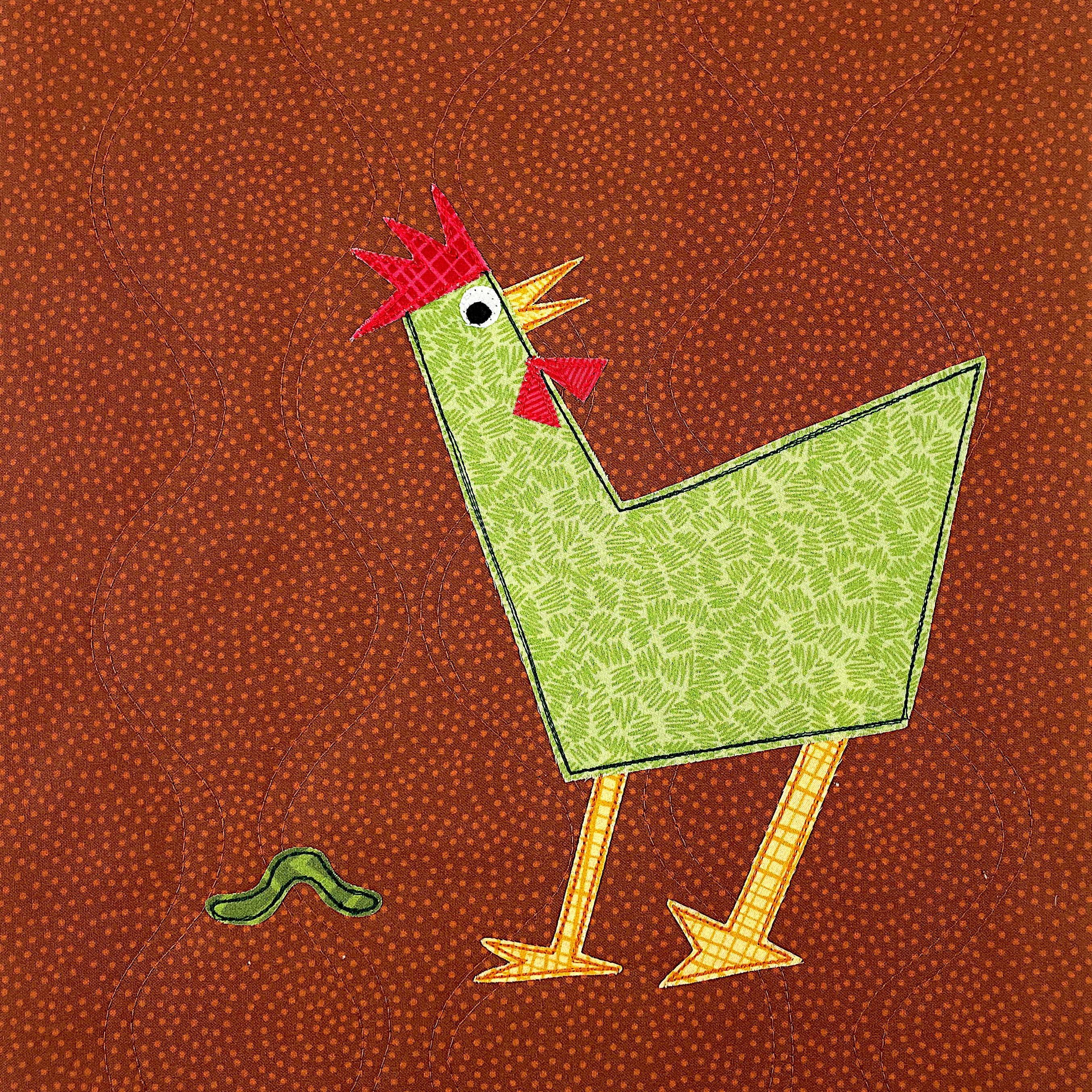 Silly Chickens - Mix & Match Applique Quilt Pattern