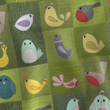 Chirp - 4 inch squares - cheater quilt fabric