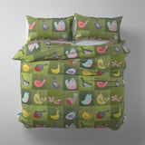 Chirp - 12 inch squares - cheater quilt fabric