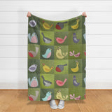 Chirp - 12 inch squares - cheater quilt fabric