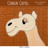Corbin the Camel Applique Pattern