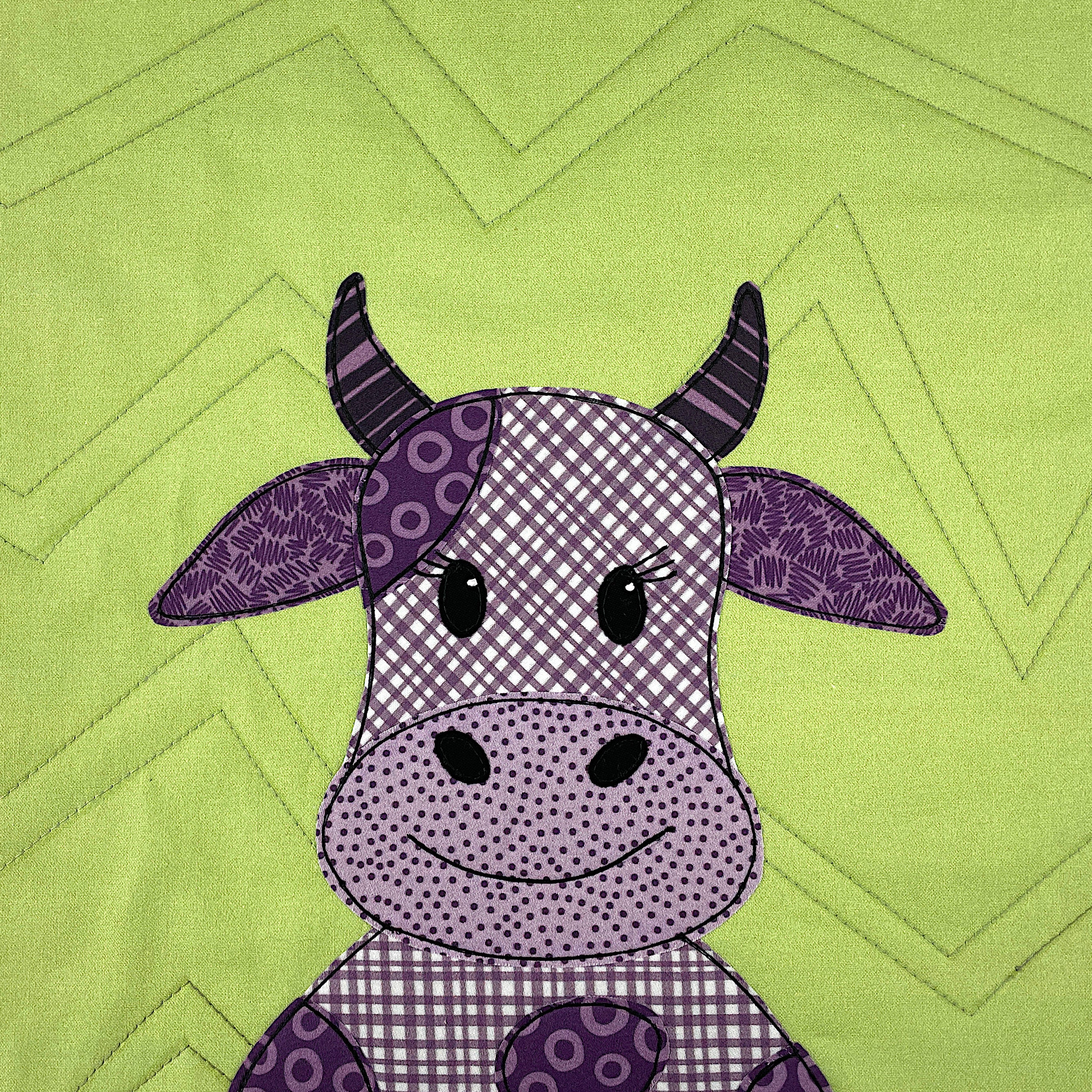 Cassidy Cow Applique Pattern