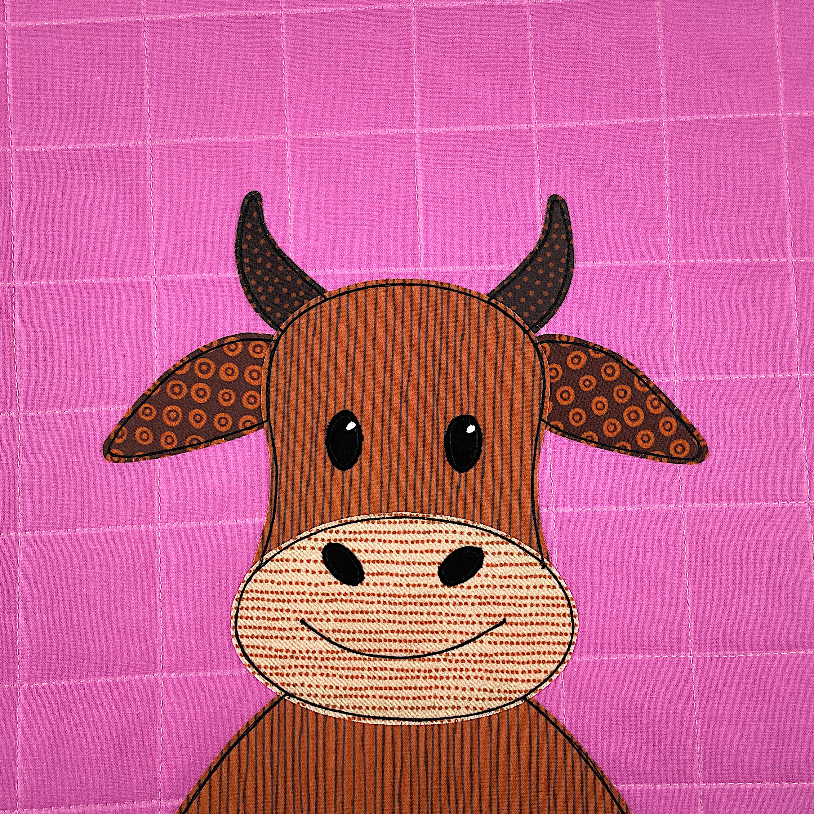 Cassidy Cow Applique Pattern