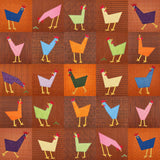 Silly Chickens - Mix & Match Applique Quilt Pattern