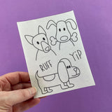 Dapper Dogs 2 Stick and Stitch Pack