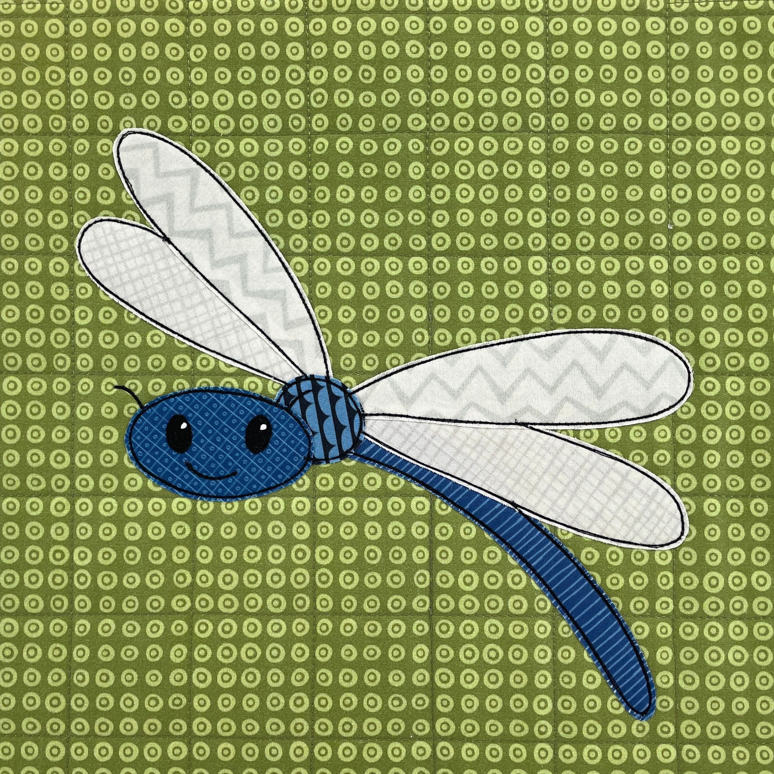 Danny Dragonfly Applique Pattern